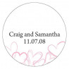 Le sticker personnalisé romantique - 15 coloris 11