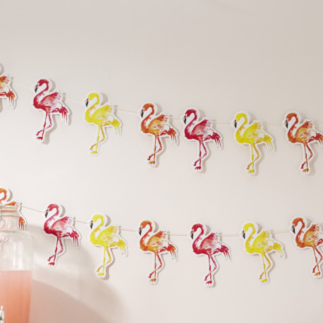 La guirlande flamand rose La guirlande flamand rose