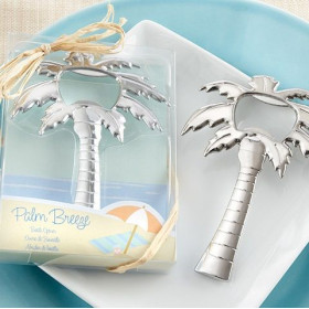 Le décapsuleur palmier cadeau invités or ou argent