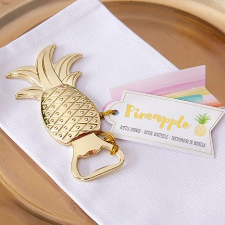 Le décapsuleur ananas doré Le décapsuleur ananas doré