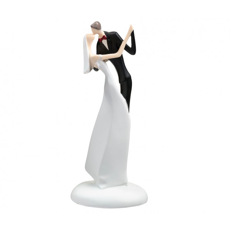 Figurine Mariage Moderne Enlace Decoration Piece Montee