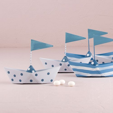 Les 6 bateaux en métal boites à dragées