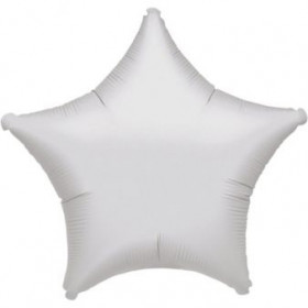 Le ballon aluminium étoile argent