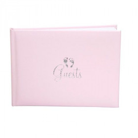 Le livre d'or pied bébé rose