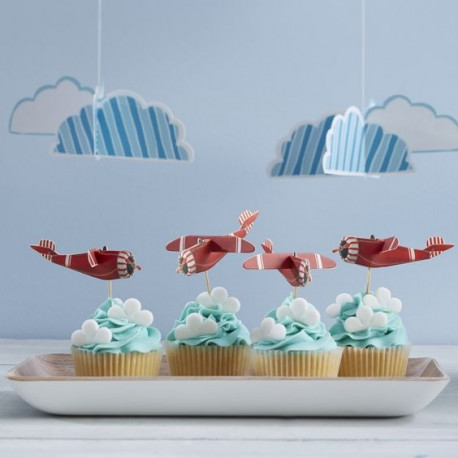 Les pics à cupcake avions Les pics à cupcake avions