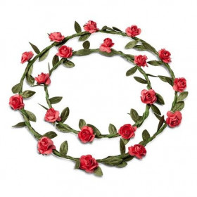 Les 2 couronnes de fleurs