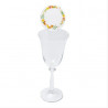 Le marque couronne de fleurs sur verre (x10) 0 Le marque couronne de fleurs sur verre (x10) 0