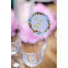 Le marque couronne de fleurs sur verre (x10) 1 Le marque couronne de fleurs sur verre (x10) 1