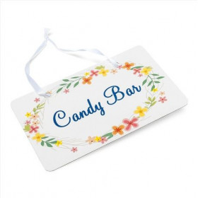 La pancarte champêtre candy bar