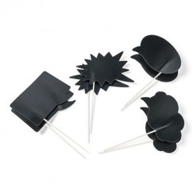 Les 8 accessoires photobooth bulles ardoise