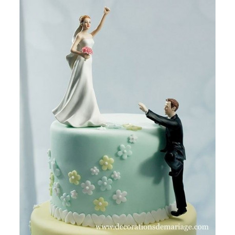 La figurine de mariage mariée gagnante La figurine de mariage mariée gagnante
