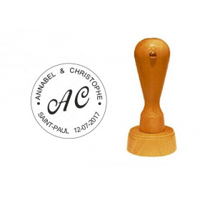 Le tampon personnalisé flèche