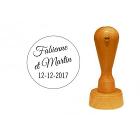 Le tampon personnalisé flèche