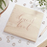 Le livre d’or Guestbook cuivre en bois 2 Le livre d’or Guestbook cuivre en bois 2
