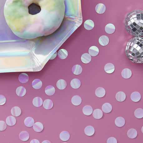 Les confettis de table iridescents Les confettis de table iridescents