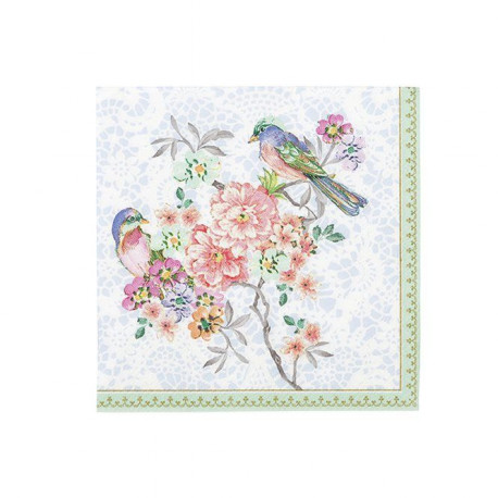 Les 20 serviettes romantique florale Les 20 serviettes romantique florale