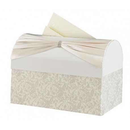 L'urne de mariage coffre blanc L'urne de mariage coffre blanc