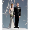 La figurine de mariage pincée d'amour 2