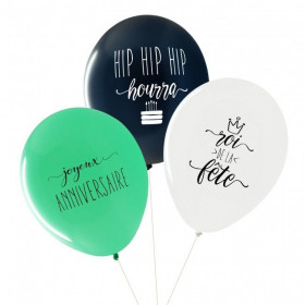 Les ballons baby shower garçon (x3)