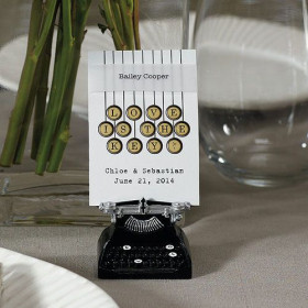 Le porte nom machine à écrire (x6)