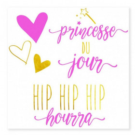 Les tatouages princesse d'un jour