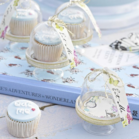 Mini Cloche En Plastique Garden Party Alice In Wonderland