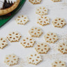 Les confettis de table flocons en bois 0