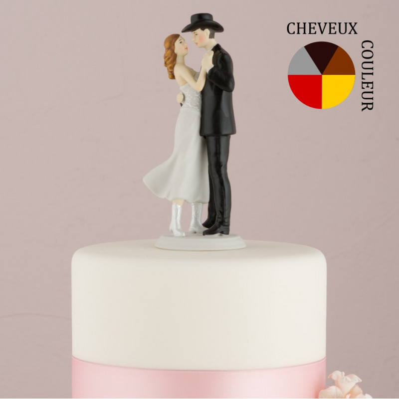 Boîte gâteau de mariage en carton à customiser 23 x 18 cm