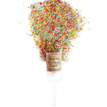 Le push pop confettis multicolores Le push pop confettis multicolores
