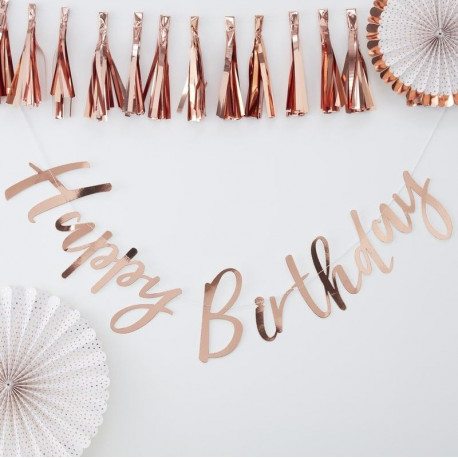 La guirlande happy birthday argent La guirlande happy birthday argent