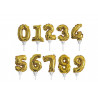 Le kit mini ballons chiffres dorés 2 Le kit mini ballons chiffres dorés 2