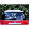 Le sticker Just married 1