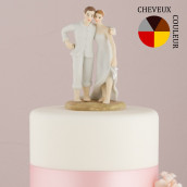La figurine de mariage plage en porcelaine
