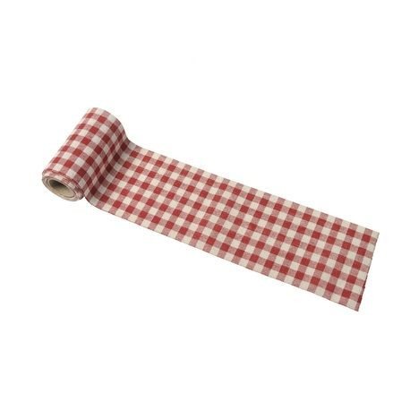 Le ruban vichy rouge