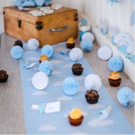 La boule papier alvéolée 20cm 