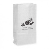 Les sacs en papier personnalisé flocon (x25)