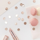 Les confettis de table cuivre