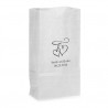 Les sacs en papier personnalisé double coeur 1 Les sacs en papier personnalisé double coeur 1
