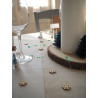 Les confettis de table flocons en bois 1
