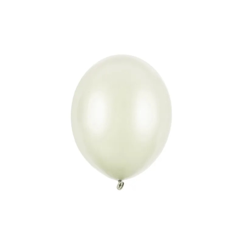 Ballon Chiffre Métallique Géant Blanc Nacré 2