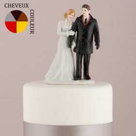 La figurine mariés d'hiver