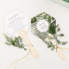 Les 2 éventails personnalisés couronne champêtre 0 Les 2 éventails personnalisés couronne champêtre 0