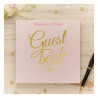 Le livre d'or guestbook rose 0 Le livre d'or guestbook rose 0