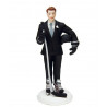 La figurine de mariage marié hockeyer 0