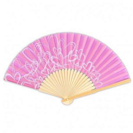 Les 6 éventails romantiques (9 coloris)