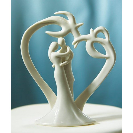 La figurine mariage stylisé tropique La figurine mariage stylisé tropique
