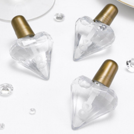 Les 24 diamants bouteilles à bulles dorées Les 24 diamants bouteilles à bulles dorées