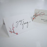Les 6 cartons chevalets fleur de cerisier 1 Les 6 cartons chevalets fleur de cerisier 1