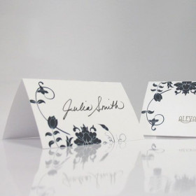 Les 6 cartons chevalets floral orchestra