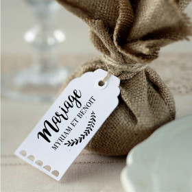 Le tampon personnalisé pour étiquette logo lierre